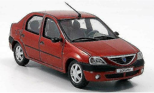 Dacia Logan Berline 1/43 Eligor rood modelauto