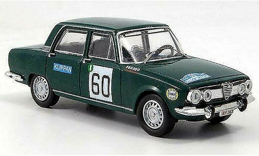 Alfa Romeo 1750 berlina 1/43 M4 No.60 Alpen Rally B-Quality 1968 modelauto