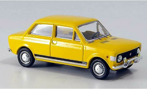 Fiat 128 Rally 1/43 Rio geel 1971 modelauto