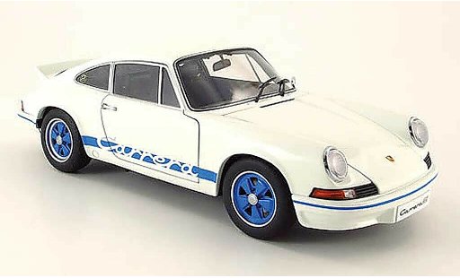Porsche 911 RS 1/18 Autoart 2.7 carrera wit 1973 modelauto