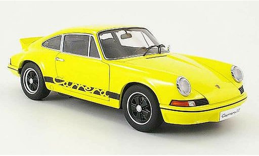 Porsche 911 RS 1/18 Autoart carrera 2.7 geel/zwart 1973 modelauto