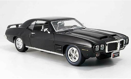 Pontiac Firebird 1969 1/18 Yat Ming trans am zwart modelauto