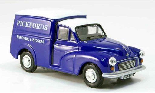 Morris Minor Van 1/43 Oxford blauw Pickfords bestelwagen modelauto