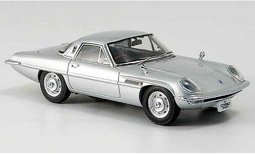Mazda Cosmo Base 1/43 Ebbro Sports grijs metallic 1967 modelauto