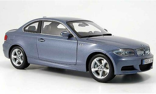 Bmw 120 E82 1/18 Kyosho i coupe blauw grijs modelauto