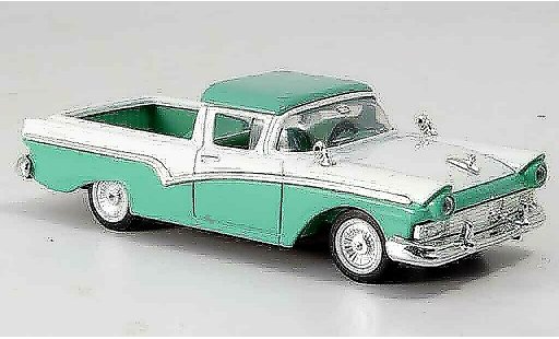 Ford Ranchero Berline 1/43 Yat Ming groen wit 1957 modelauto