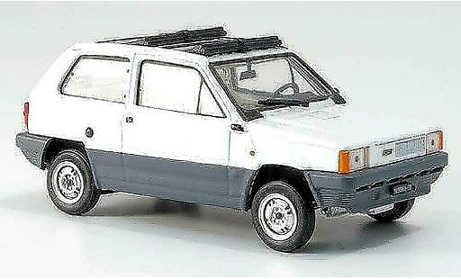 Fiat Panda 45 1/43 Brumm wit geoffnetes Doppelvouwdak 1981 modelauto