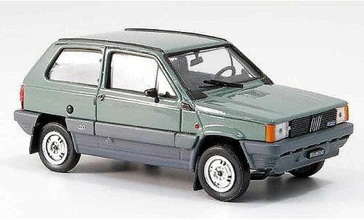 Fiat Panda 4x4 1/43 Brumm olijfgroengroen 1983 modelauto