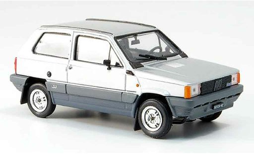 Fiat Panda 4x4 1/43 Brumm grijs 1983 modelauto