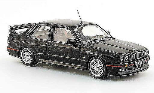 Bmw M3 Sport Evolution 1/43 IXO E30 zwart 1990 modelauto