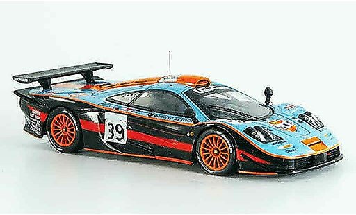 McLaren F1 GTR GTR 1/43 IXO No.39 GULF Bellm Gilbert Sekiya Le Mans 1997 modelauto