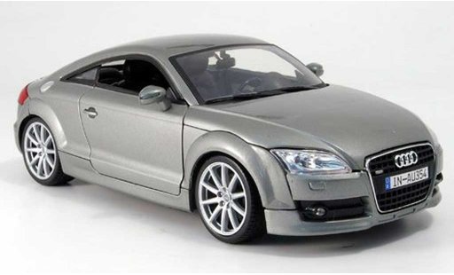 Audi TT coupe 1/18 Mondo Motors grijs modelauto