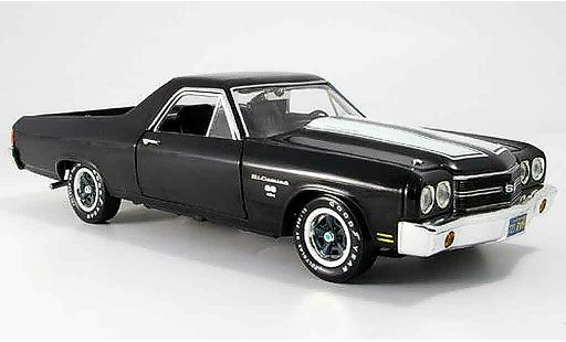 Chevrolet El Camino SS 1/18 Ertl zwart 1970 modelauto