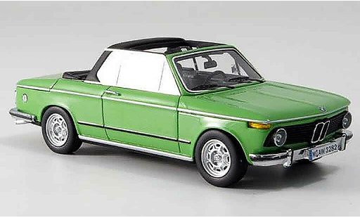 Bmw 2002 Cabriolet Baur 1/43 Neo Tii E10 Cabrio groen 1974 modelauto