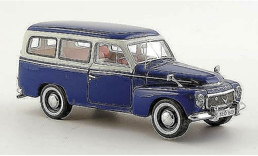 Volvo PV 445 Duett 1/43 Neo blauw/grijs 1956 modelauto