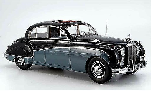 Jaguar MK 8 1/18 Neo zwart grijs 1957 modelauto