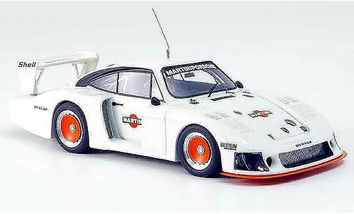 Porsche 935 1978 1/43 Look Smart Moby Dick Martini Press Version wit modelauto