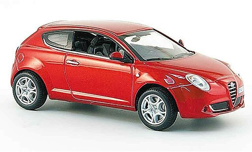 Alfa Romeo Mito berline 1/43 Norev rood 2008 modelauto