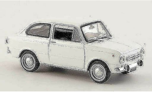 Seat 850 N 1/43 Norev wit 1966 modelauto