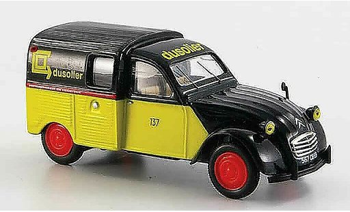 Citroen 2CV Fourgonnette 1/43 Norev camionette calberson 1965 modelauto