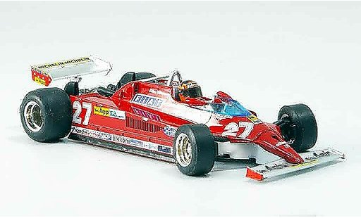 Ferrari 126 CK 1/43 Brumm no.27 gilles villeneuve 25 jahre modelauto