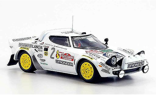 Lancia Stratos Rallye 1/43 IXO Rally hf no.2 tony mannini winnaar san remo 1979 modelauto