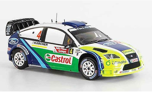 Ford Focus RS WRC 1/43 IXO No.4 BP Hirvonen Lehtinen Zweiter 2006 modelauto