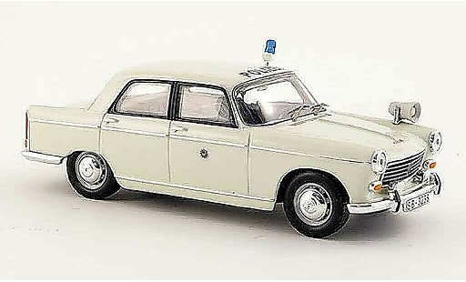 Peugeot 404 Berline 1/43 IXO Sedan politie 1966 modelauto