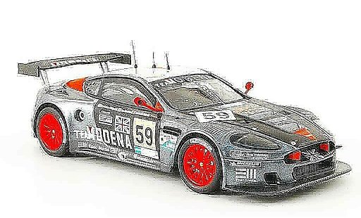 Aston Martin DBR9 gt1 1/43 IXO no.59 garcia menten fittipaldi le mans 2007 modelauto
