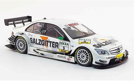 Mercedes Classe C DTM 1/43 Minichamps No.5 Salzgitter AMG Green 2008 modelauto