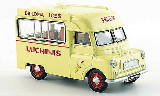 Bedford CA utilitaire 1/43 Oxford Van Luchinis Ice Cream modelauto
