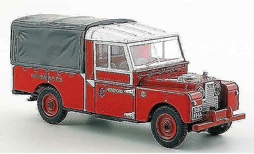 Land Rover Series 1 Base 1/43 Oxford rood Pick Up modelauto