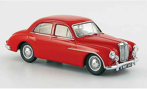 MG ZA Magnette 1/43 Oxford rood modelauto