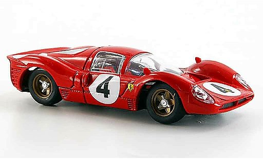 Ferrari 330 P4 1/43 Brumm no.4 1000 km monza r. lodovico 1967 modelauto