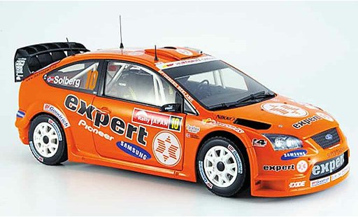 Ford Focus RS WRC 1/18 Sun Star solberg rallye japan modelauto