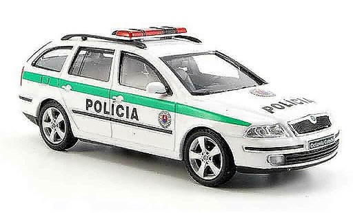 Skoda Octavia Combi 1/43 Abrex slowakische politie 2004 modelauto