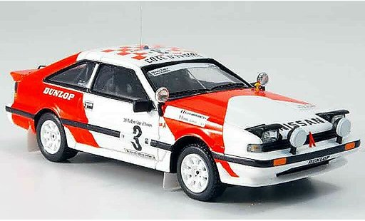 Nissan 200 SX Rally 1/43 Bizarre No.3 winnaar Elfenbeinkuste 1988 modelauto