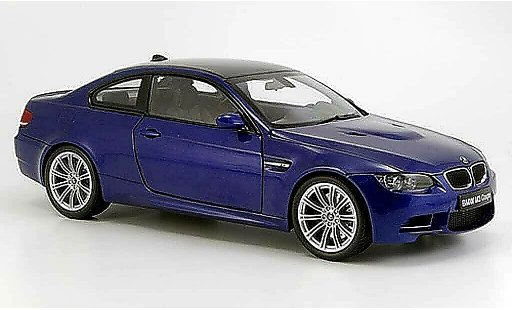 Bmw M3 Coupe 1/18 Kyosho E92 blauw 2006 modelauto