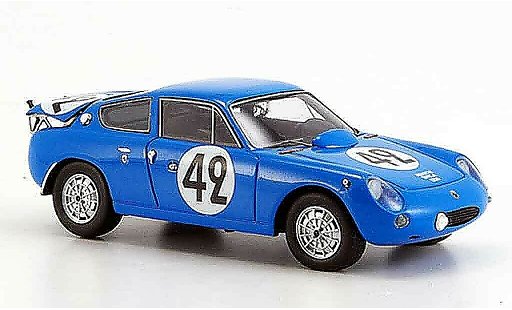 Simca 1300 Abarth 1/43 Spark no.42 rood 24h le mans 1962 modelauto