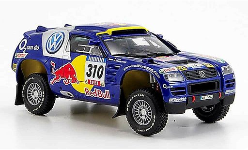 Volkswagen Touareg Dakar 1/43 Minichamps no.310 paris 2005 modelauto