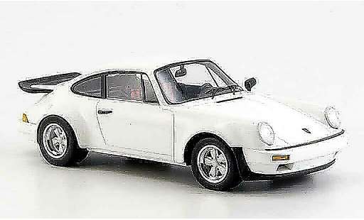 Porsche 911 SC 1/43 Spark wit 1984 modelauto