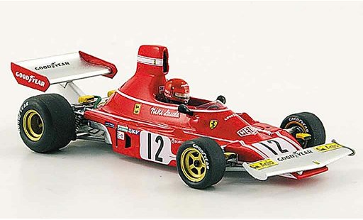 Ferrari 312 B 1/43 Red Line 3 no.12 niki lauda winnaar gp spanien 1974 modelauto