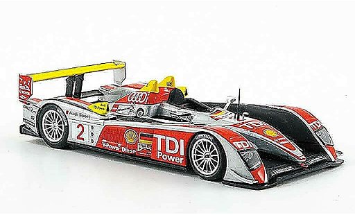 Audi R10 course 1/43 Minichamps 2008 No.2 Sport winnaar 24h Le Mans modelauto