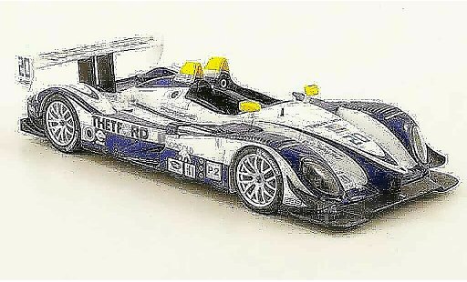Porsche RS Spyder 1/43 Minichamps No.20 Thetford ALMS 12h Sebring 2008 modelauto