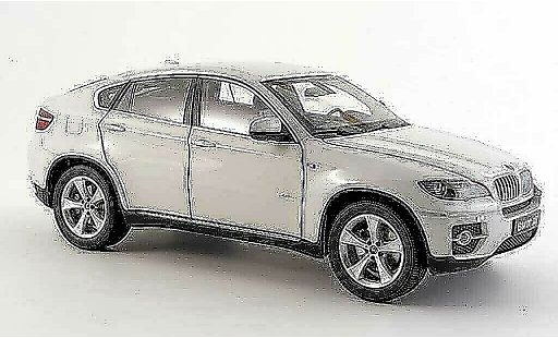 Bmw X6 xdrive 50i 1/18 Kyosho E71 xdrive50i wit modelauto