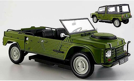 Citroen Mehari 4x4 1/18 Norev groen 1979 modelauto