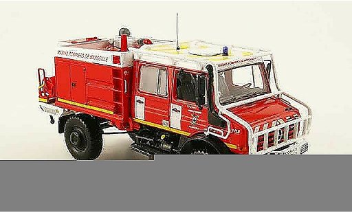 Mercedes Unimog Base 1/43 Norev U 5000 Brandweer de Marseille pompier modelauto
