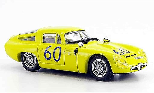 Alfa Romeo Giulia TZ1 1/43 Best no.60 kim targa florio 1965 modelauto
