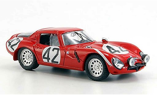 Alfa Romeo Giulia TZ2 1/43 Best Le Mans Zuccoli 1965 modelauto
