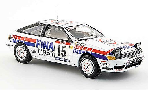 Toyota Celica GT4 1/43 IXO no.15 duez wicha korsika rallye 1991 modelauto